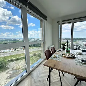 Maya's Flats & 101 Sea View - 3 Pokojowy Z Widokiem Na Morze Na Letnicy Apartament